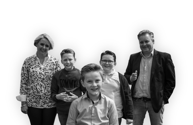 Rick Schasfoort en zijn gezin